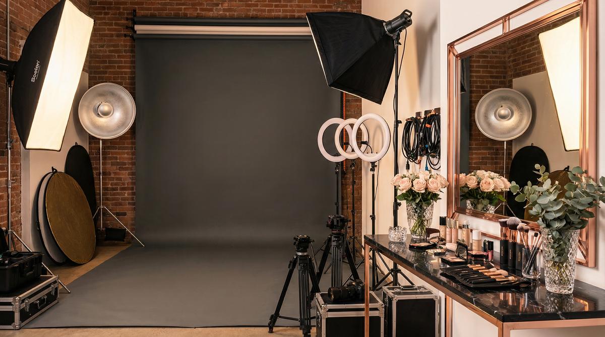 女神视频传媒写真棚拍传媒教程灯光构图技巧